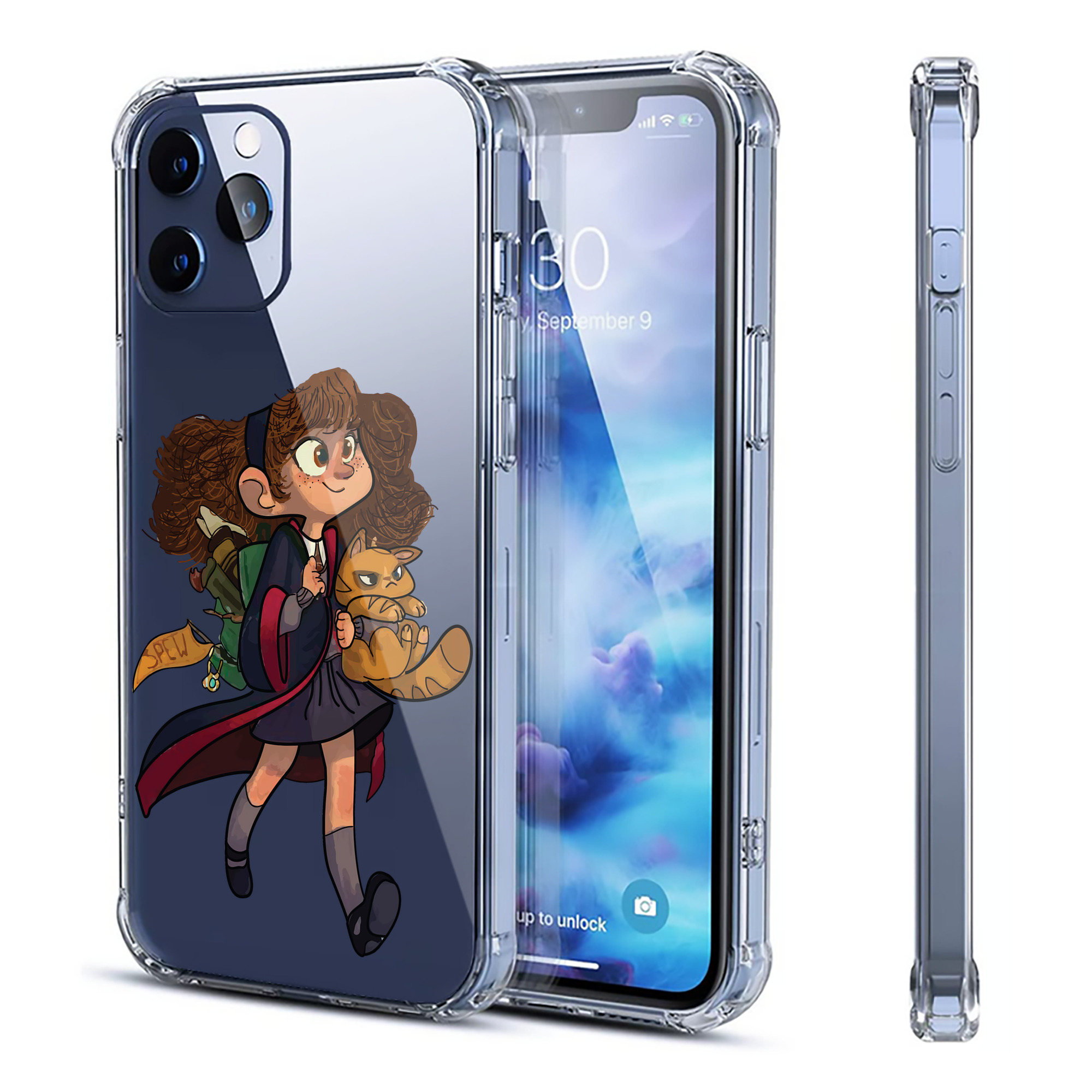（画像用） Harry Potter ハリー・ポッターシリーズ 【iPhone 12シリーズ対応】透明スマホケース（クリアソフトケース）